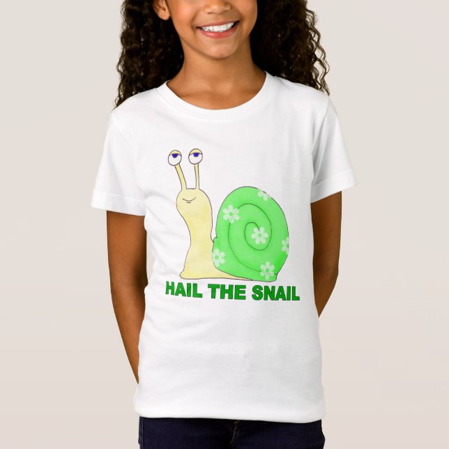 Hagel snigeln t-shirt (Framsida)