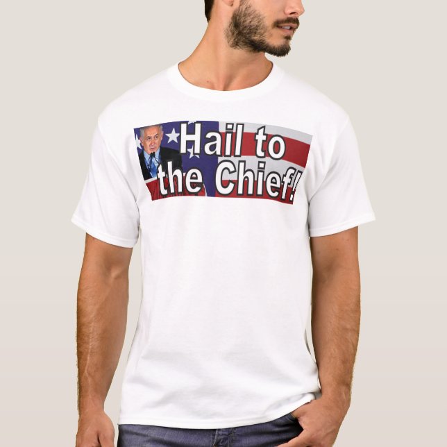 Hagel till chefen! t-shirt (Framsida)