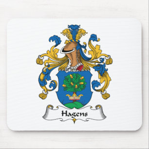 Hagens familjvapensköld musmatta
