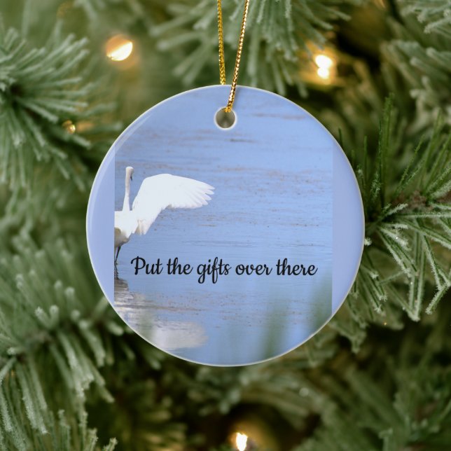 Häger Foto Ornament  (Träd)