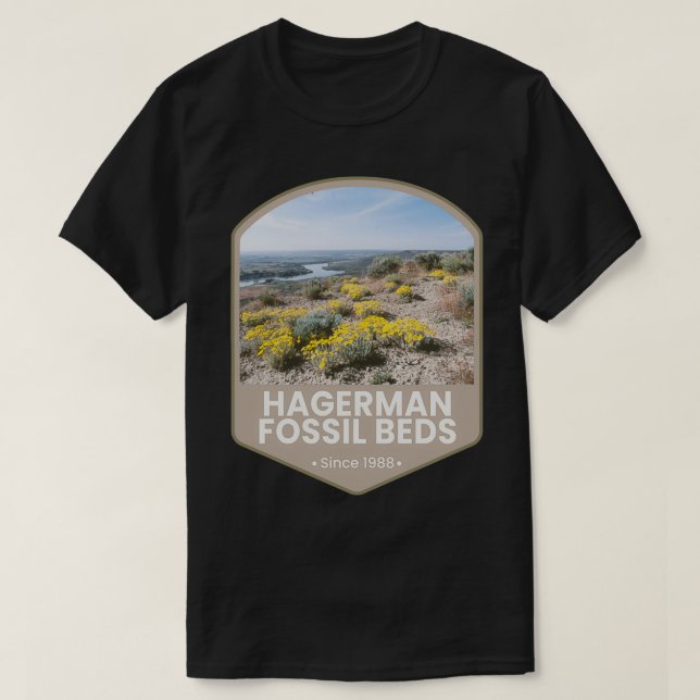 Hagerman Fossil Beds T Shirt (Design framsida)