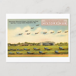 Hagerstown Airport Historical Reprint Postcard Vykort