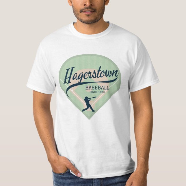 Hagerstown Baseball T-Shirt (Framsida)