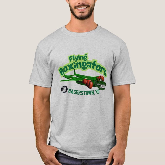 Hagerstown Boxingators Jersey Stil T-Shirt (Framsida)