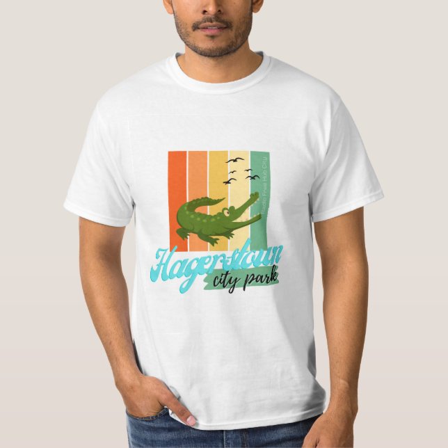 Hagerstown City Park Alligator T-Shirt (Framsida)