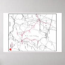 Hagerstown & Frederick Railway System Karta (c 192