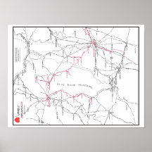 Hagerstown & Frederick Railway System Karta (c 192