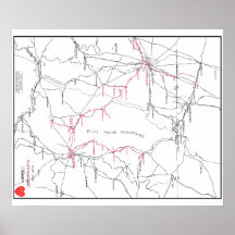 Hagerstown & Frederick Railway System Karta (c 192