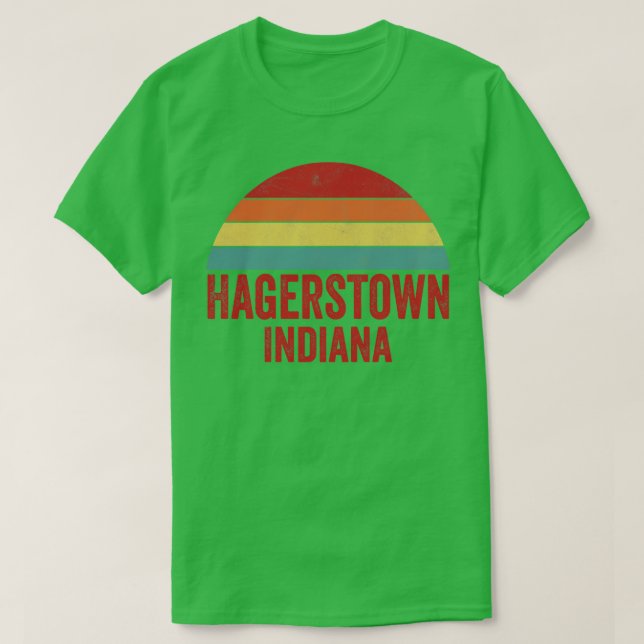 Hagerstown Indiana T Shirt (Design framsida)