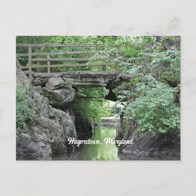 Hagerstown, MD-stenbro Vykort (Framsida)