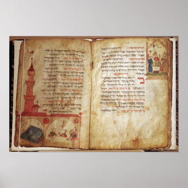 Haggadah för Kväll i Passover Poster (Framsidan)