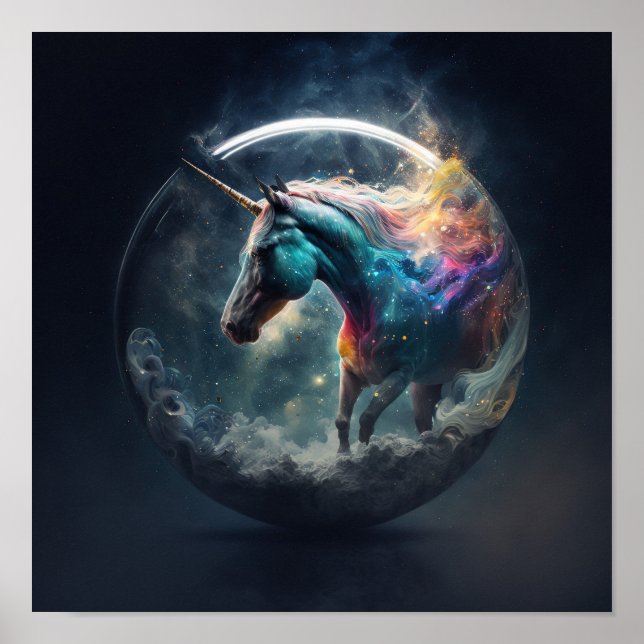 Haggards Unicorn Poster (Framsidan)