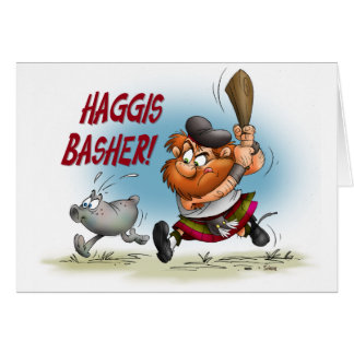 Haggis Basher Hälsningskort
