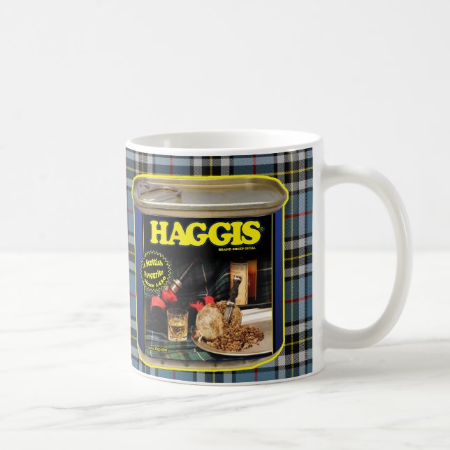 Haggis Brand Sheep Offal Tartan Mugg (Höger)