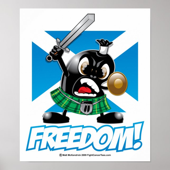 Haggis Freedom Poster (Framsidan)