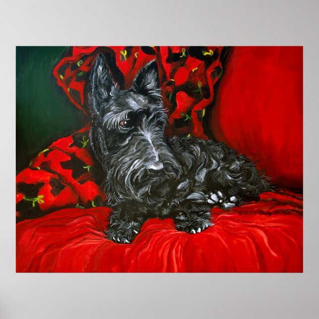 Haggis the Scottish Terrier Poster (Framsidan)