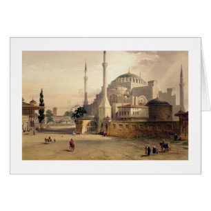 Haghia Sophia, pläterar 17: yttre beskåda av Hälsningskort