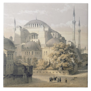 Haghia Sophia, pläterar 19: yttre beskåda av Kakelplatta