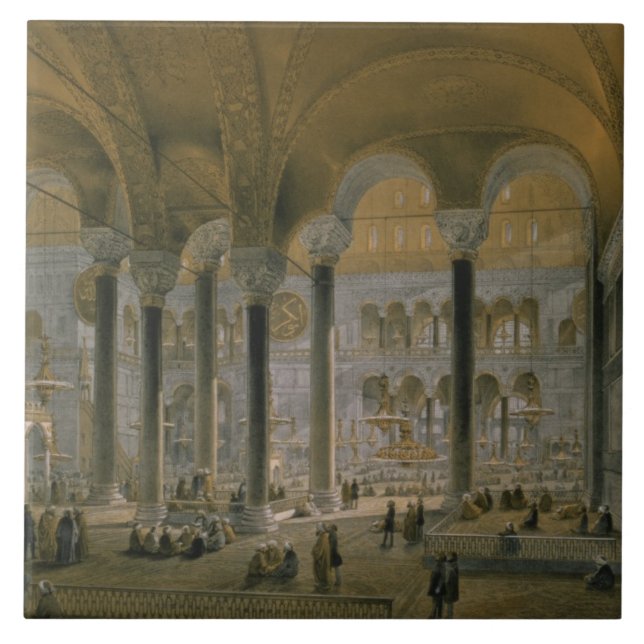 Haghia Sophia, pläterar 6: det norr skeppet, Kakelplatta (Framsidan)