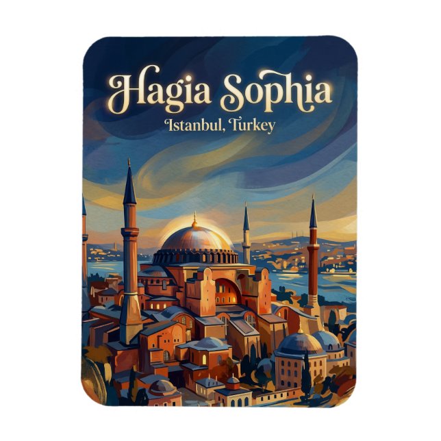 Hagia Sofia, Istanbul, Marmara Magnet (Vertikal)