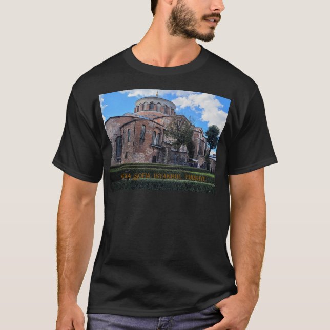 Hagia Sofia, Istanbul, Turkiye t-shirt (Framsida)