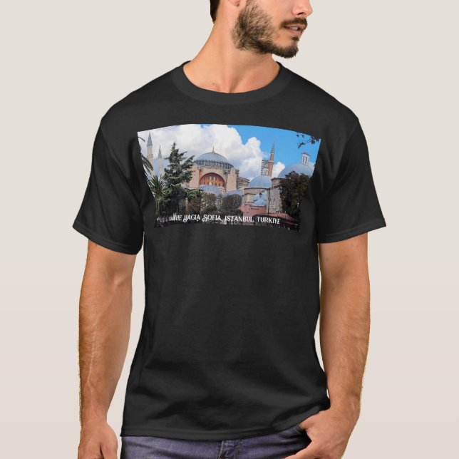 Hagia Sofia, Istanbul, Turkiye T Shirt (Framsida)