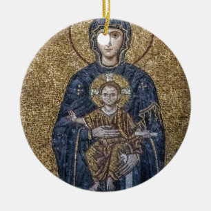 Hagia Sofia mosaik Julgransprydnad Keramik