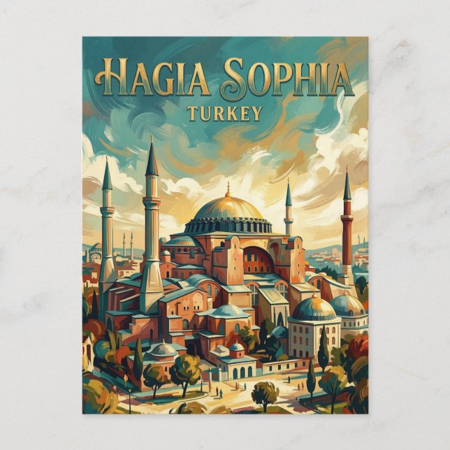 Hagia Sofia Turkiet Vykort (Framsida)