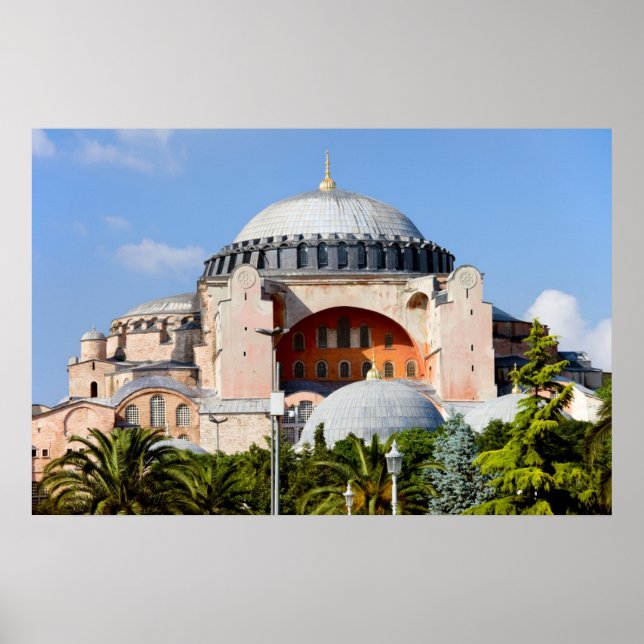 Hagia Sophia in Istanbul Poster (Framsidan)