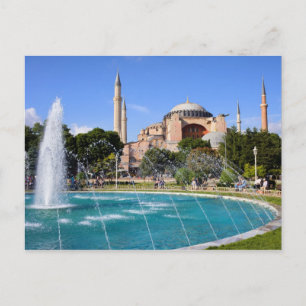 Hagia Sophia in Istanbul Vykort