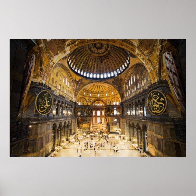 Hagia Sophia Insida i Istanbul Poster (Framsidan)