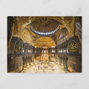 Hagia Sophia Insida i Istanbul Vykort