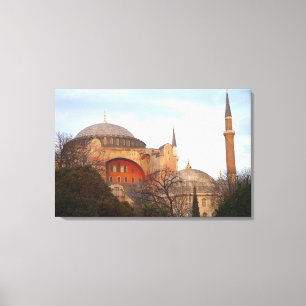 Hagia Sophia invigd av den bysantinska Canvastryck