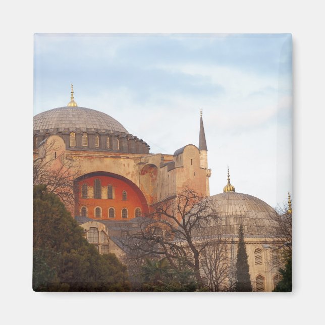 Hagia Sophia invigd av den bysantinska Magnet (Framsidan)