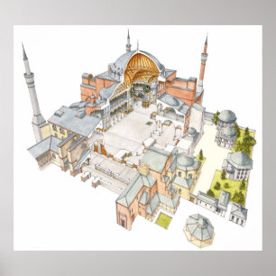 Hagia Sophia. Istambul Turquey. Poster