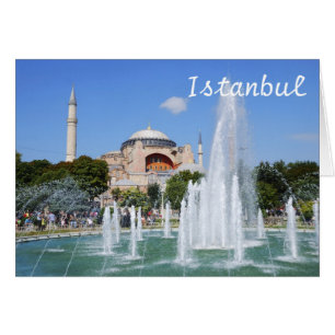 Hagia Sophia, Istanbul-hälsningskort Hälsningskort