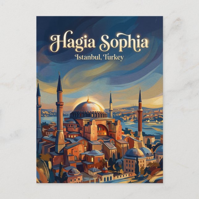 Hagia Sophia, Istanbul, Marmara Vykort (Framsida)