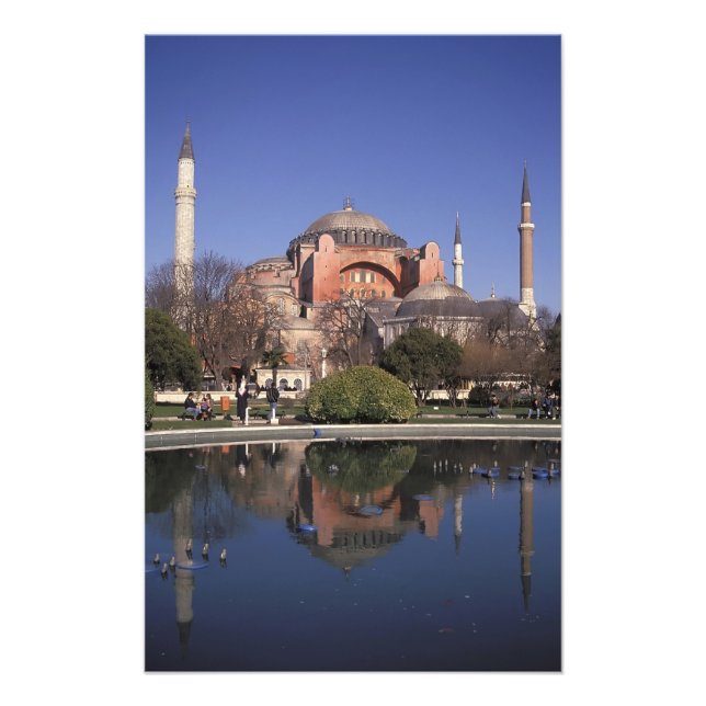 Hagia Sophia, Istanbul, Turkiet Fototryck (Framsidan)