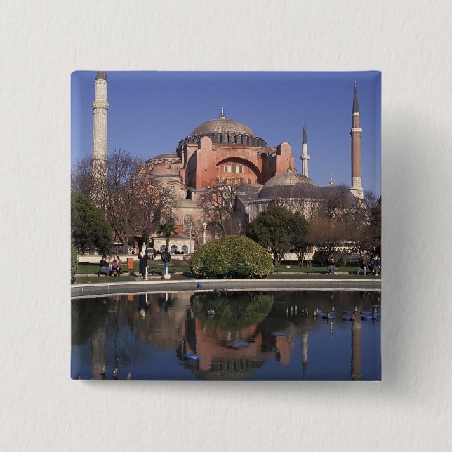 Hagia Sophia, Istanbul, Turkiet Knapp (Framsida)