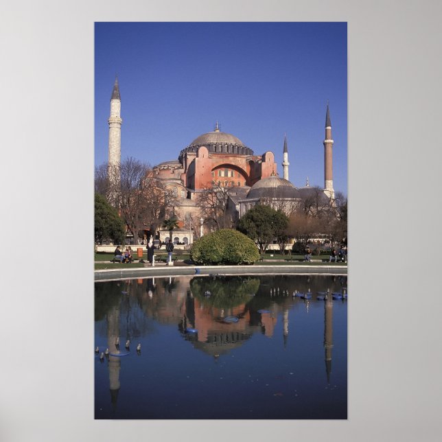 Hagia Sophia, Istanbul, Turkiet Poster (Framsidan)