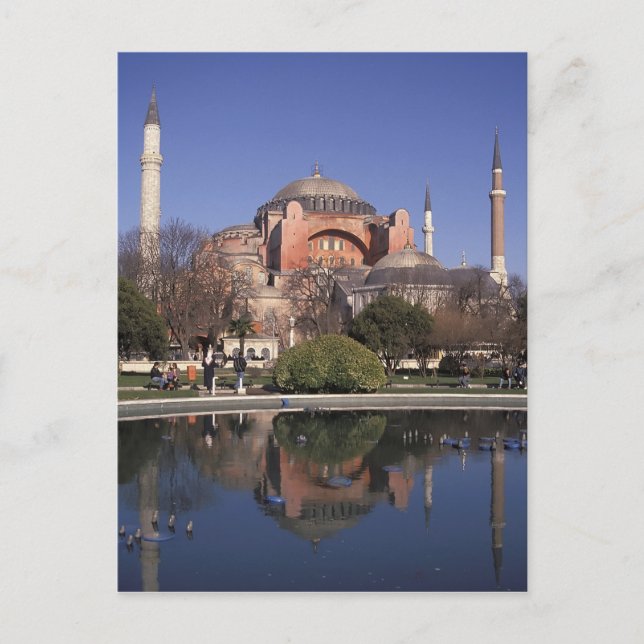 Hagia Sophia, Istanbul, Turkiet Vykort (Framsida)