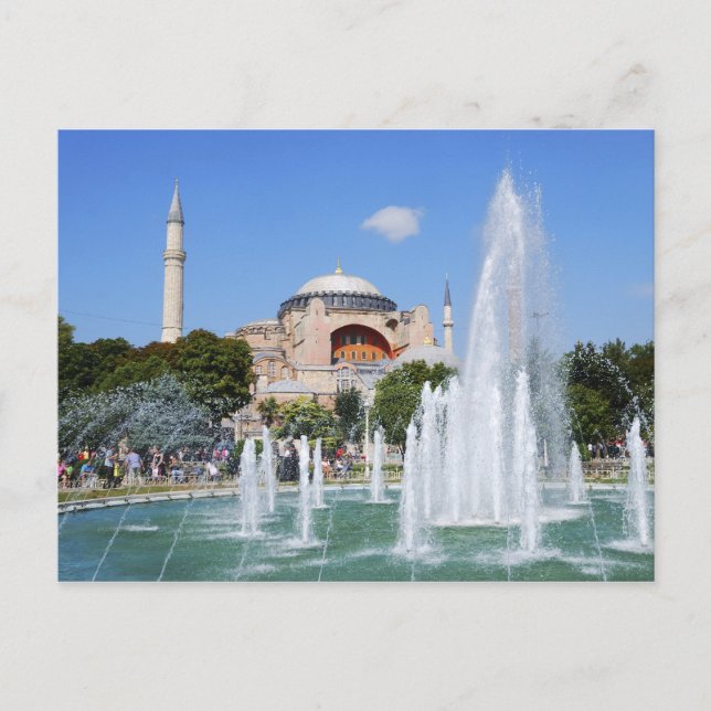 Hagia Sophia, Istanbul Vykort (Framsida)