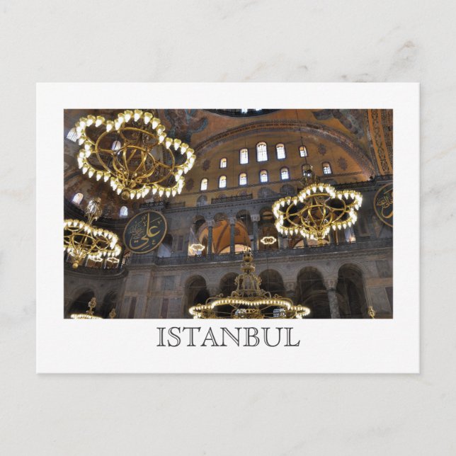 Hagia Sophia, Istanbul Vykort (Framsida)