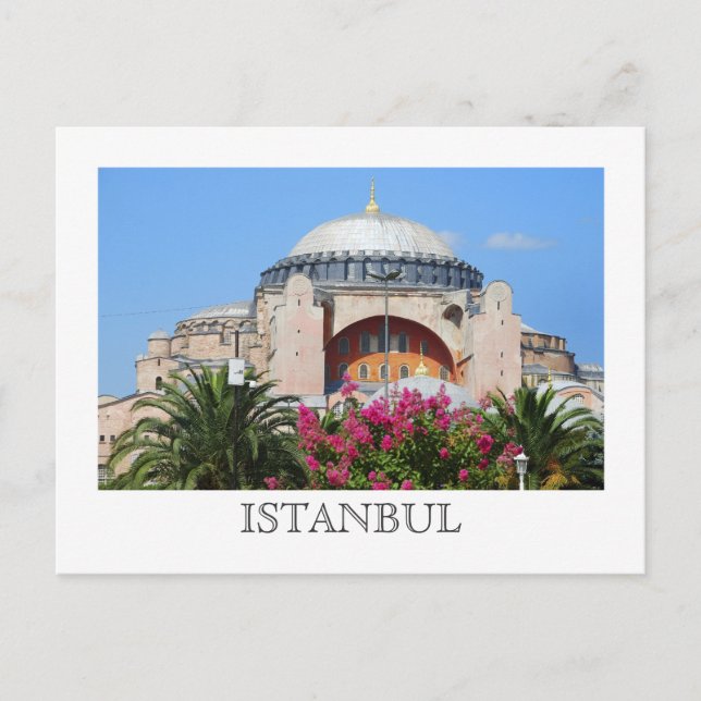 Hagia Sophia, Istanbul Vykort (Framsida)