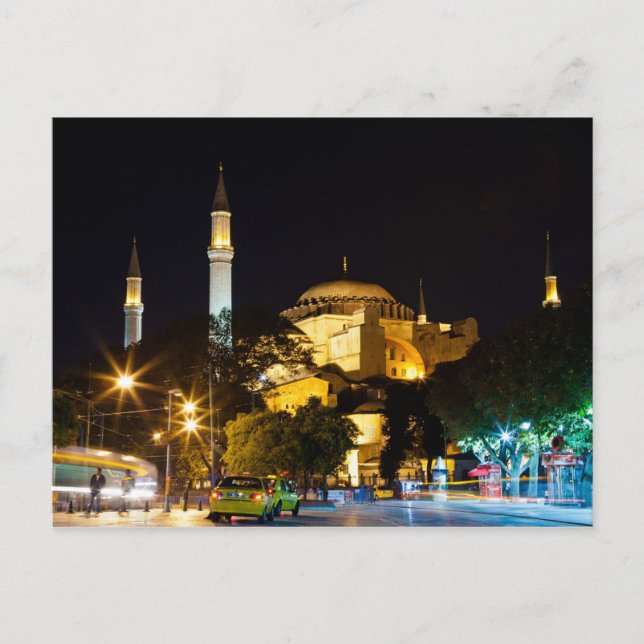 Hagia Sophia Istanbul Vykort (Framsida)
