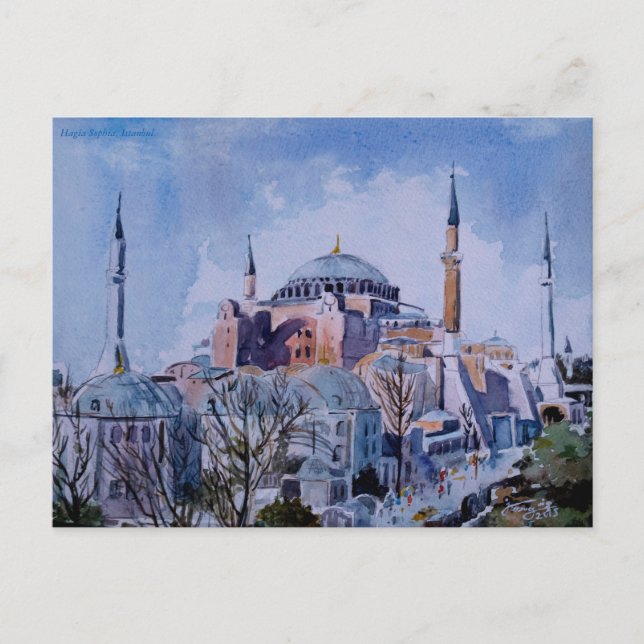 Hagia Sophia Postcard 2 Vykort (Framsida)