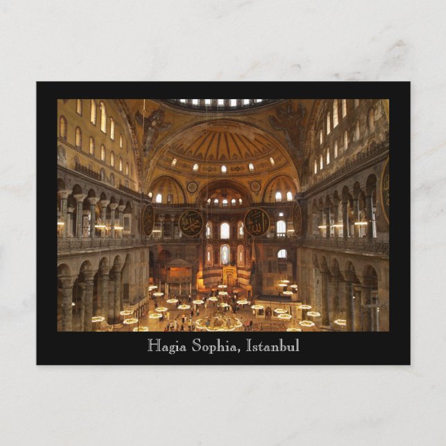 Hagia Sophia Postcard Vykort (Framsida)