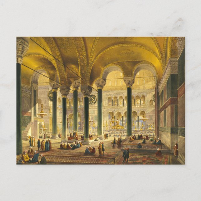 Hagia Sophia Postcard Vykort (Framsida)