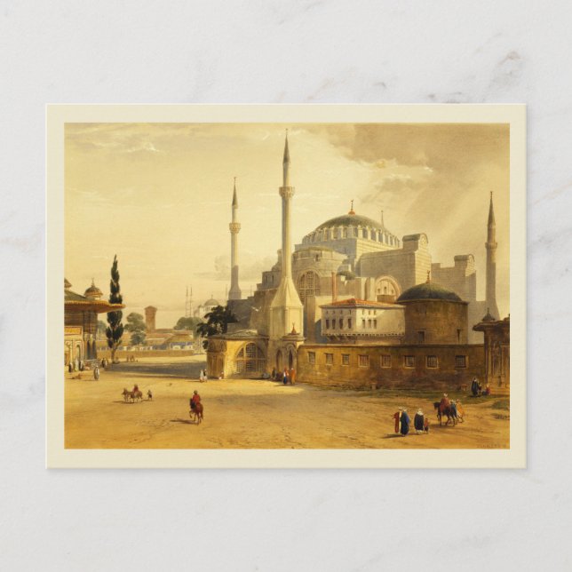 Hagia Sophia Postcard Vykort (Framsida)