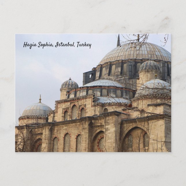 Hagia Sophia Turkey vycard Vykort (Framsida)